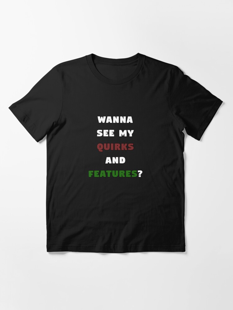 Alternate view of Quirks and features Essential T-Shirt