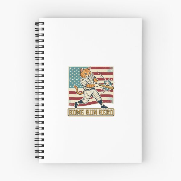 Item preview, Retro Baseball Cat – Home Run Hero (USA) designed and sold by FootprintofLove.