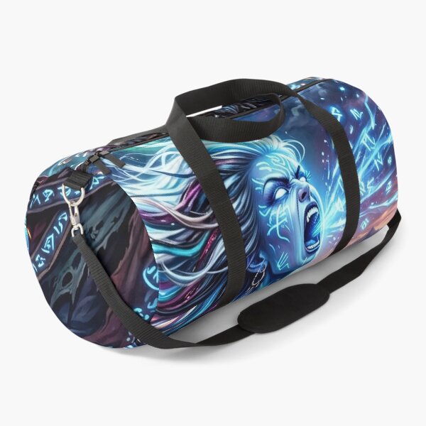 Item preview, Banshee Screaming Beneath the Northern Lights | Fantasy Art designed and sold by Artsy Universe.