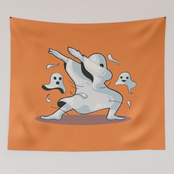 Item preview, Cute Ghost of the Halloween Dabbing for Trick or Treat designed and sold by erkabees.