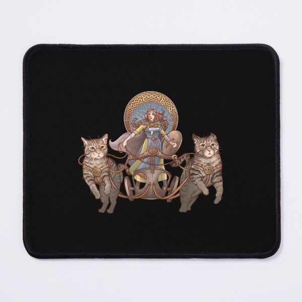 Item preview, freya driving her cat chariot designed and sold by DerekScott1.