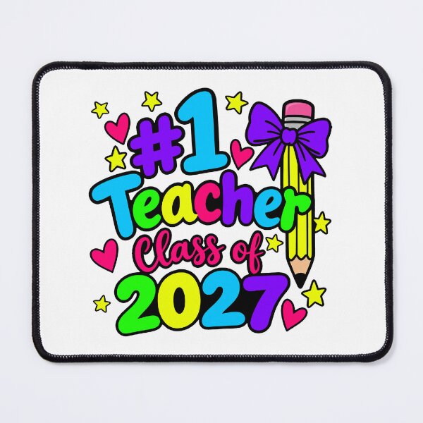 Item preview, #1 teacher class of 2027 pencil bow designed and sold by OCD_JESSICA.