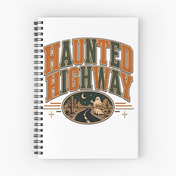 Item preview, Haunted Highway – Retro Halloween Ghost Road Trip  on Route 66 designed and sold by webpatty.