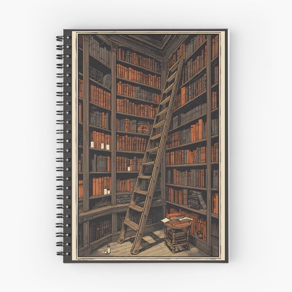Item preview, Spellbound Library Ladder designed and sold by FringeInk.