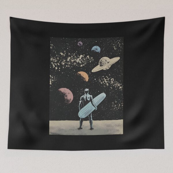 Item preview, Cosmic Surfer Retro Space Adventure Planet  designed and sold by PATRICKNHONY.