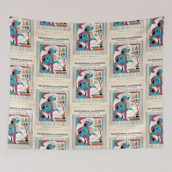 Item preview, English Setter Botanical Illustrator designed and sold by PictoVibe.