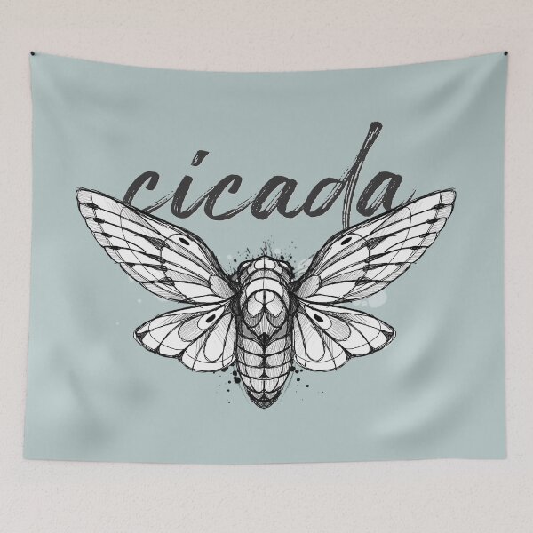 Item preview, Cicada. Existentialism in a bug. designed and sold by Inked T.