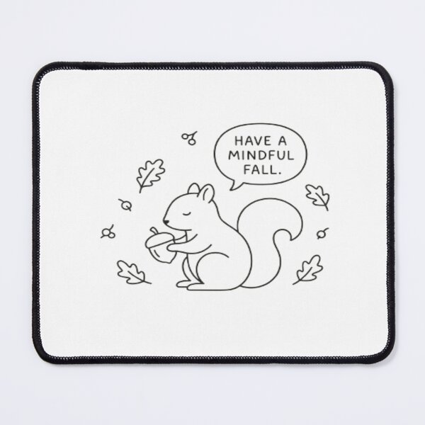 Item preview, Mindful Fall – Autumn Squirrel Art designed and sold by Cristhian Almanza.