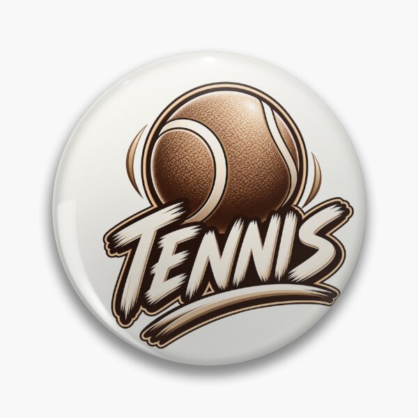 Item preview, Vintage Tennis – Chocolate & Cream Sports Graphic designed and sold by HO•Designs.