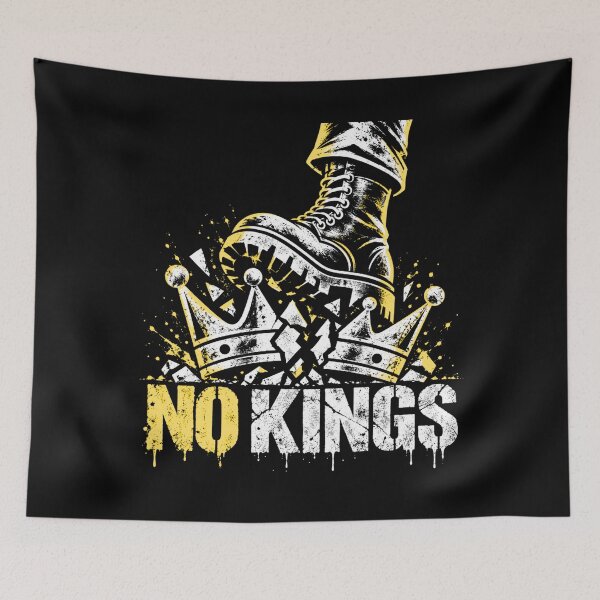 Item preview, No Kings Anti Trump Protest designed and sold by TEEJAMBOREE.