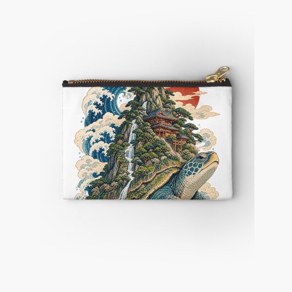 Item preview, Uogtun the Ancestral Turtle – Japanese Sea Turtle, Sacred Mountain & Ukiyo-e Art designed and sold by Substance_life.