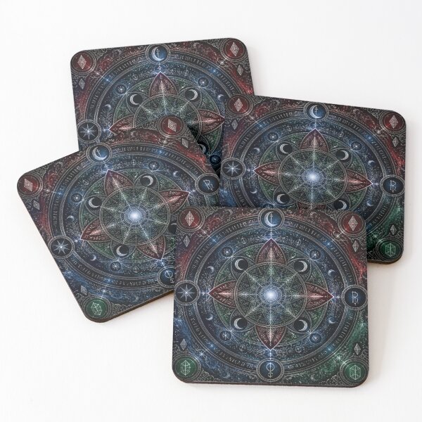 Item preview, Witchy Mystical Mandala – Celestial Design designed and sold by Bluejai Shop.