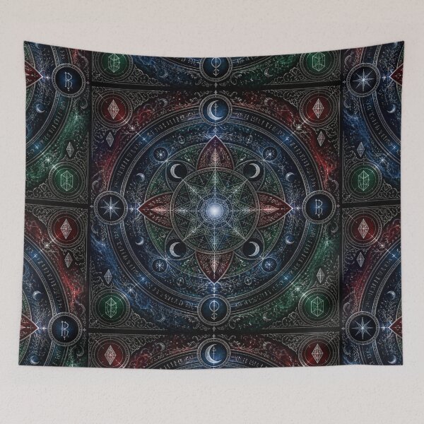 Item preview, Witchy Mystical Mandala – Celestial Design designed and sold by Bluejai Shop.