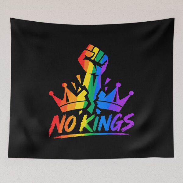 Item preview, No Kings Anti Trump Protest designed and sold by TEEJAMBOREE.