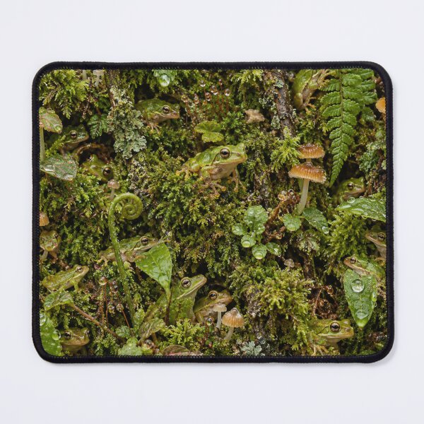 Item preview, Hidden Tree Frogs in Moss – Rainforest Macro Art designed and sold by GSizzle1.