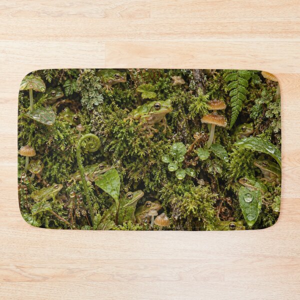 Item preview, Hidden Tree Frogs in Moss – Rainforest Macro Art designed and sold by GSizzle1.
