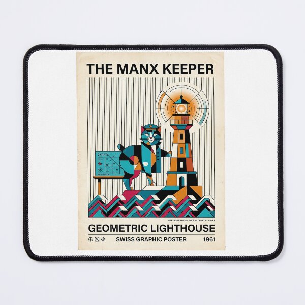 Item preview, Manx Lighthouse Keeper designed and sold by PictoVibe.