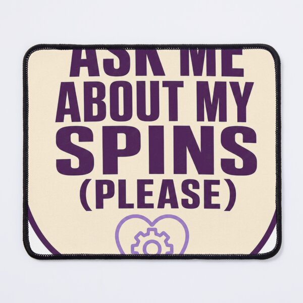 Item preview, Ask me about my SPINs AuDHD speech bubble designed and sold by BoosterShop.