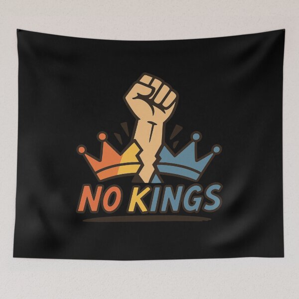 Item preview, No Kings Anti Trump Protest designed and sold by TEEJAMBOREE.