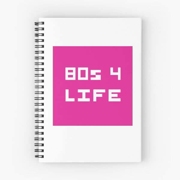 Item preview, I love the 80s - 80s for Life Pixeled Font Hot Pink Design designed and sold by aligchi.