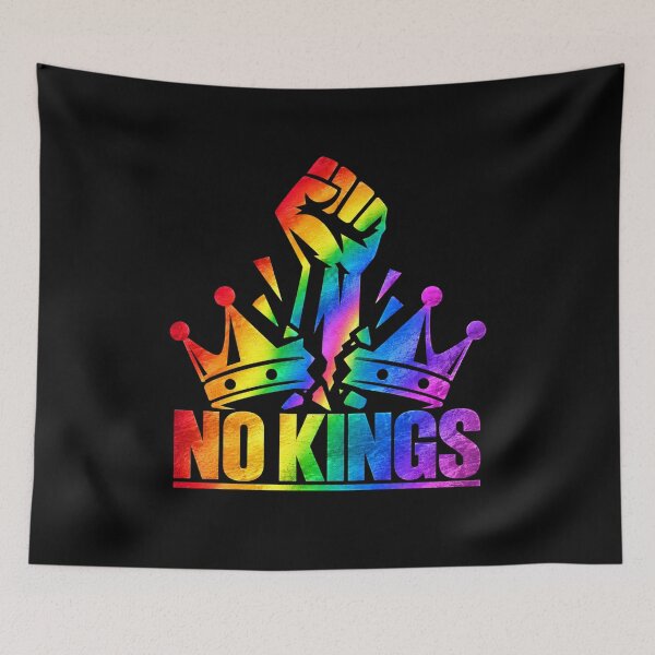 Item preview, No Kings Anti Trump Protest designed and sold by TEEJAMBOREE.