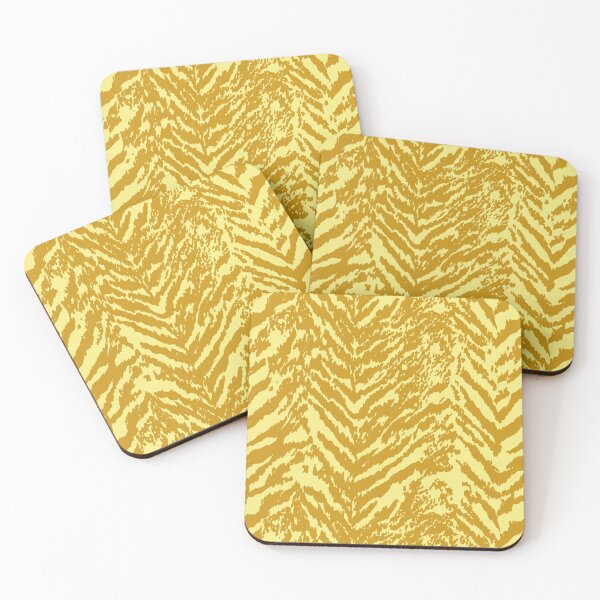 Item preview, Yellow Tiger Stripe Animal Print Pattern designed and sold by trajeado14.