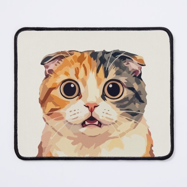 Item preview, Surprised Calico Cat designed and sold by Gkinoki.