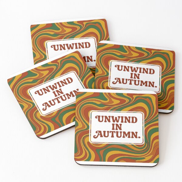 Item preview, Unwind in Autumn – Retro Psychedelic Fall Art designed and sold by Cristhian Almanza.