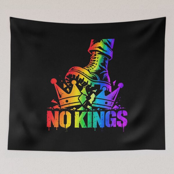 Item preview,  No Kings Anti Trump Protest designed and sold by TEEJAMBOREE.