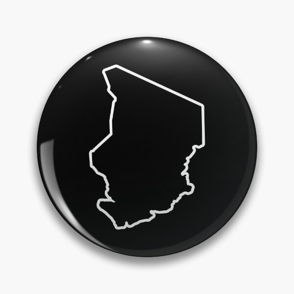 Artikelvorschau, Chad Country Outline TD entworfen und verkauft von shitpostee.