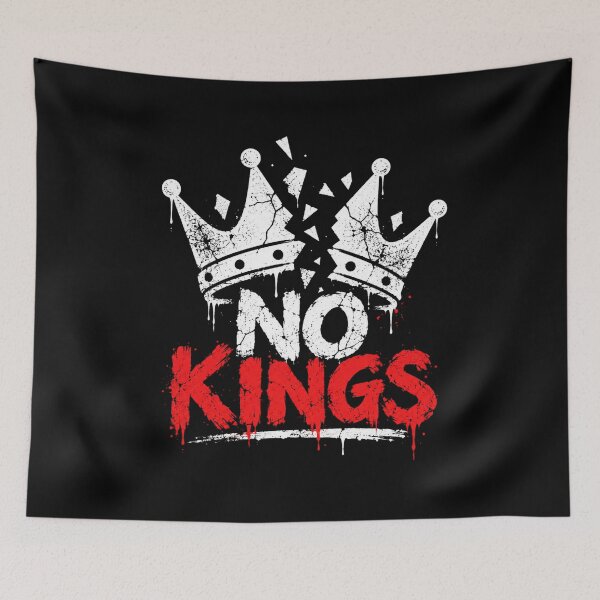 Item preview, No Kings Anti Trump Protest designed and sold by TEEJAMBOREE.