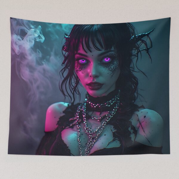Item preview, Hot Goth Monster Girl Anime Woman Succubus Demon designed and sold by Your New Fixation.