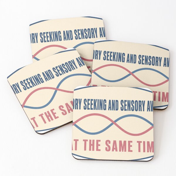 Item preview, Stimulus-seeking and stimulus-avoiding neurodivergent wave oval designed and sold by BoosterShop.