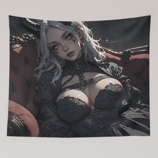 Item preview, Hot Goth Monster Girl Anime Woman Succubus Demon designed and sold by Your New Fixation.