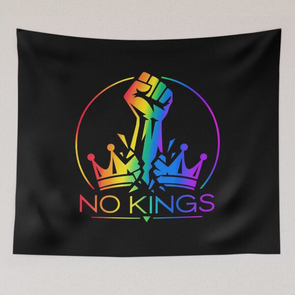 Item preview, No Kings Anti Trump Protest designed and sold by TEEJAMBOREE.