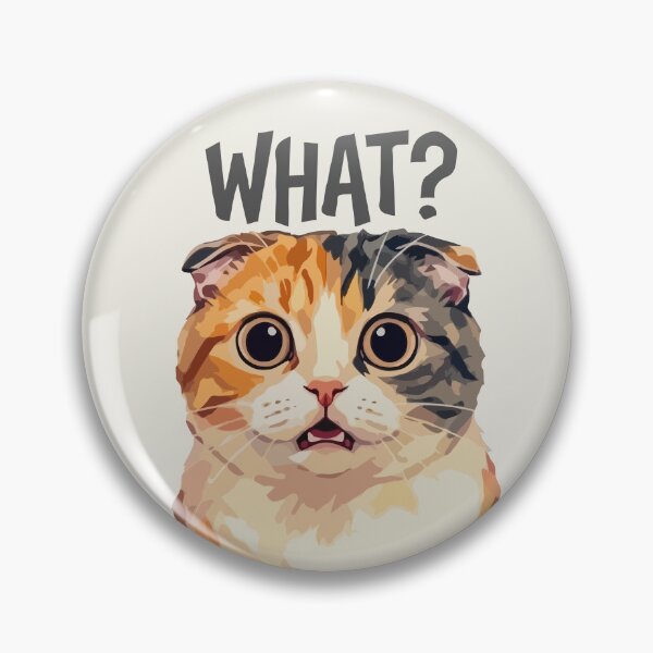 Item preview, Surprised Calico Cat What? designed and sold by Gkinoki.