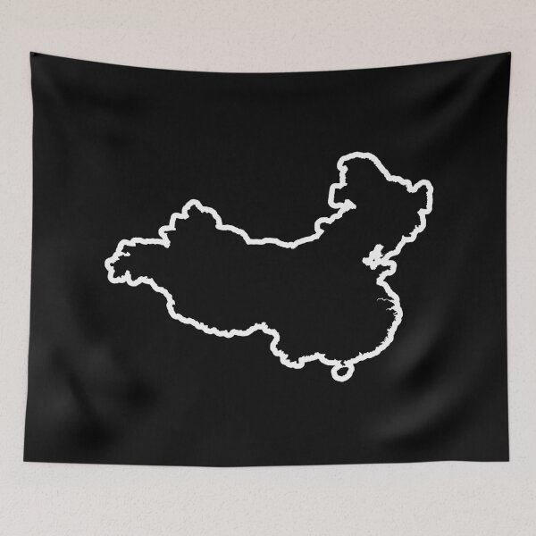 Item preview, China Country Outline CN designed and sold by shitpostee.