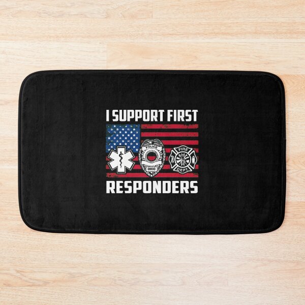 Item preview, Support First Responders USA Flag Graphic designed and sold by perowawbilton.