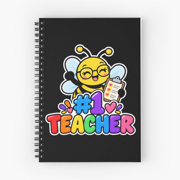 Item preview, #1 teacher bumble bee rainbow education learn designed and sold by OCD_JESSICA.