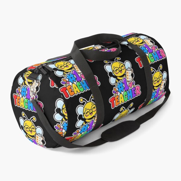 Item preview, #1 teacher bumble bee rainbow education learn designed and sold by OCD_JESSICA.