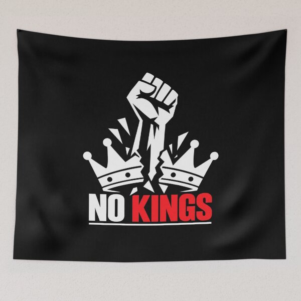 Item preview, No Kings Anti Trump Protest designed and sold by TEEJAMBOREE.