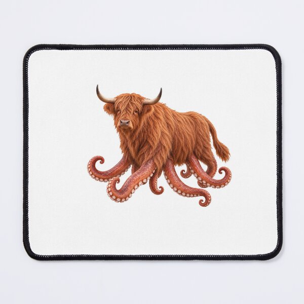 Item preview, Highland Cow With Tentacles designed and sold by TheRealJoshD.