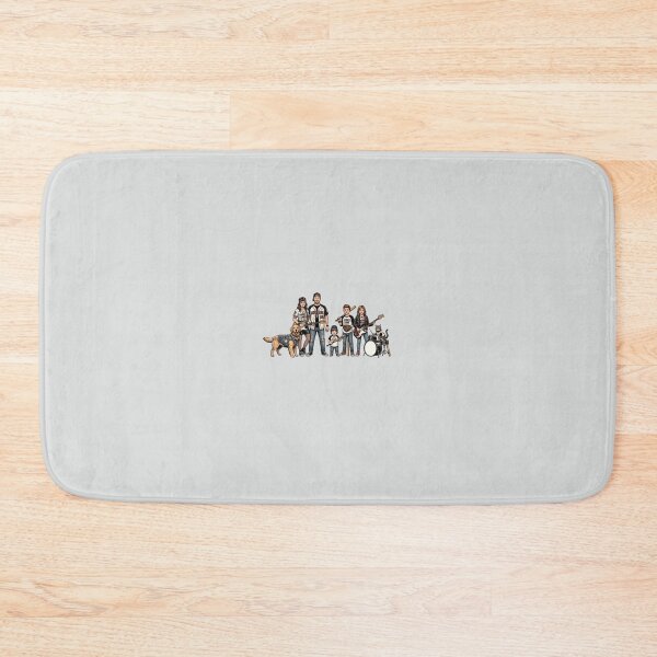 Item preview, Family Rock Band and Retro Baseball – Illustrated Design designed and sold by FootprintofLove.