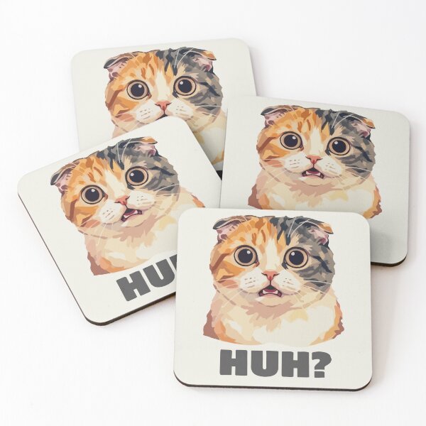 Item preview, Surprised Calico Cat Huh? designed and sold by Gkinoki.