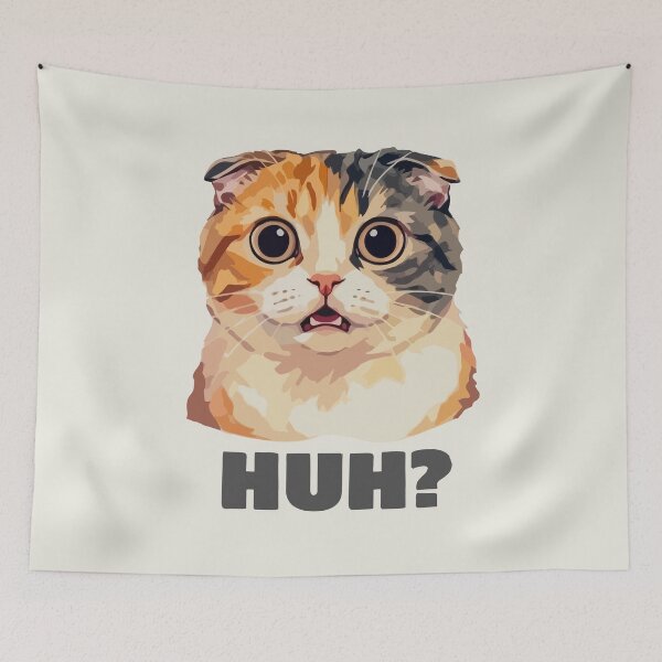 Item preview, Surprised Calico Cat Huh? designed and sold by Gkinoki.