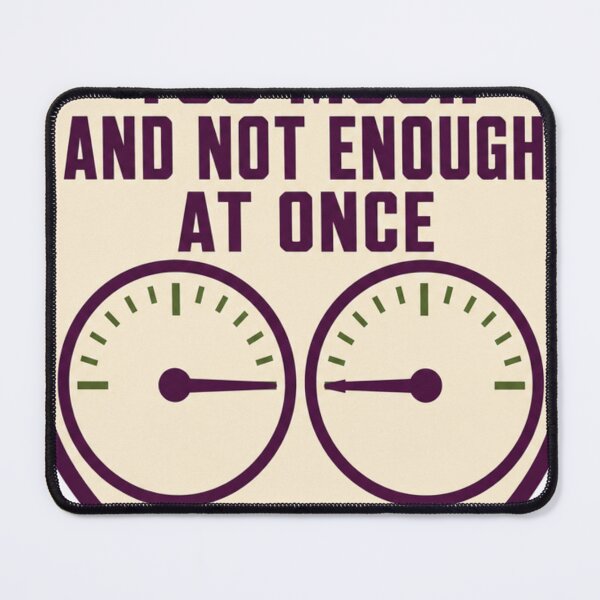 Item preview, Too much and too little at the same time AuDHD crest designed and sold by BoosterShop.