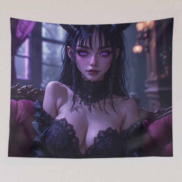 Item preview, Hot Goth Monster Girl Anime Woman Succubus Demon designed and sold by Your New Fixation.