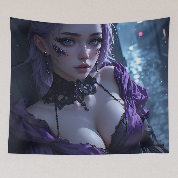 Item preview, Hot Goth Monster Girl Anime Woman Succubus Demon designed and sold by Your New Fixation.