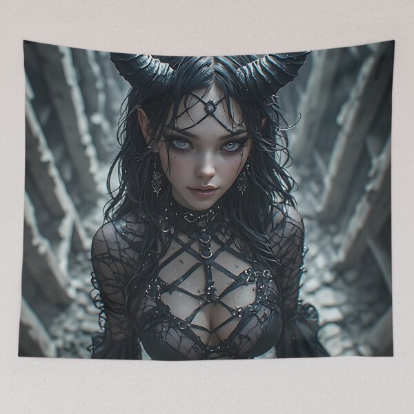 Item preview, Hot Goth Monster Girl Anime Woman Succubus Demon designed and sold by Your New Fixation.