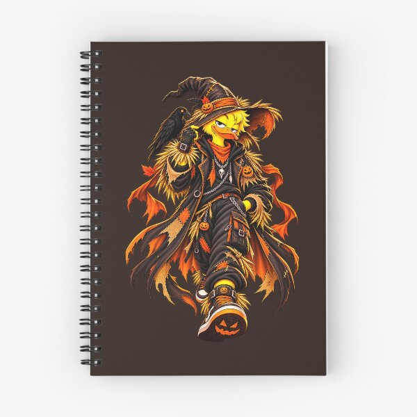 Item preview, Kawaii Scarecrow Duck Halloween Streetwear designed and sold by ImagenFusionP.